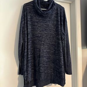 Sonoma Navy Fleece Tunic